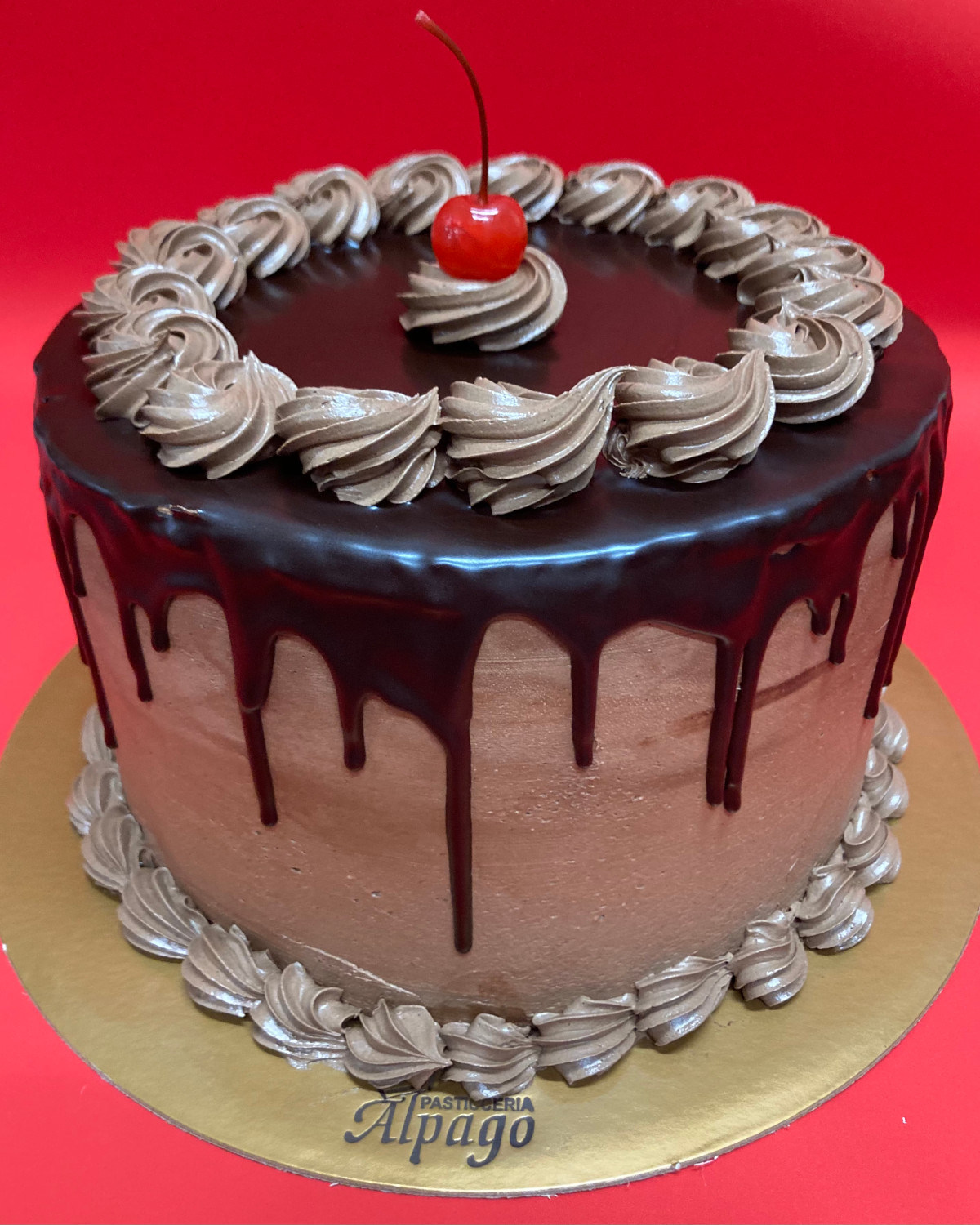 Mousse di cioccolato e ganache di cioccolato fondente